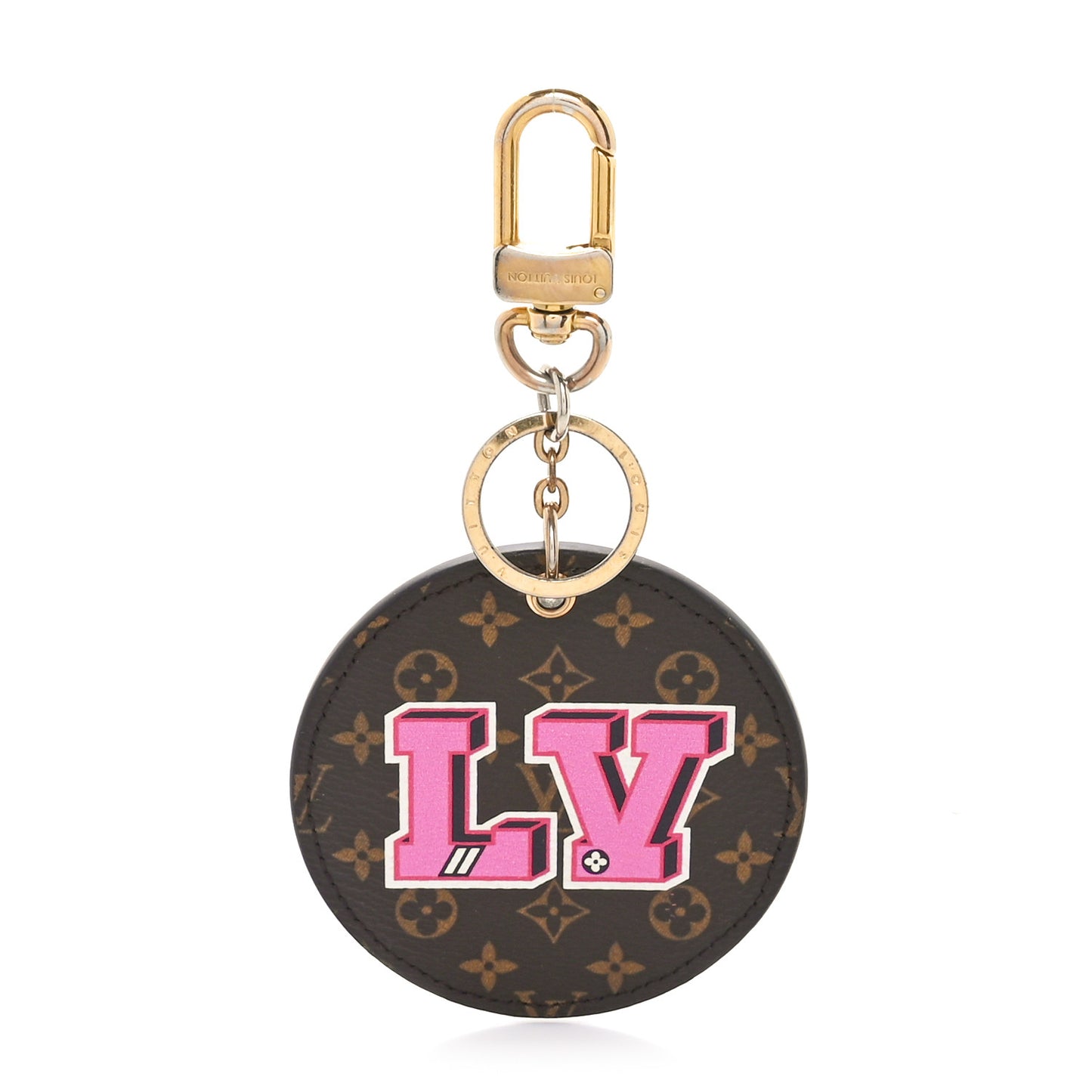 Monogram Patches Bag Charm Key Ring