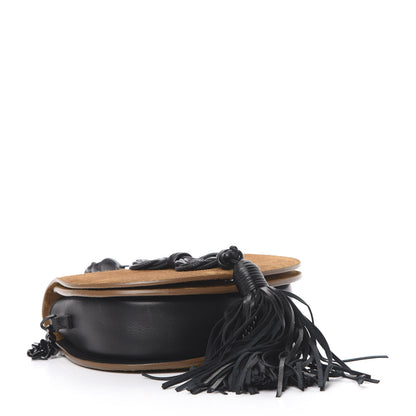Saint Laurent Suede Passementerie Chain Bag Brown 3 of 11