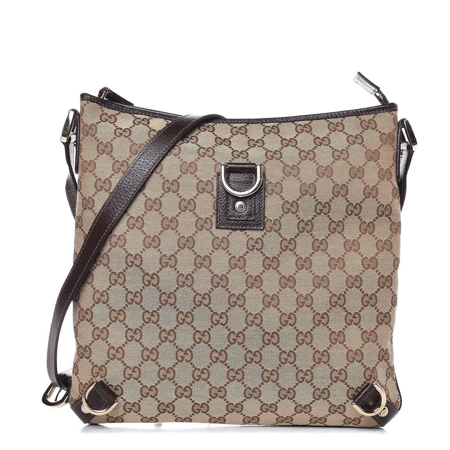 Monogram Abbey Messenger Bag Dark Brown