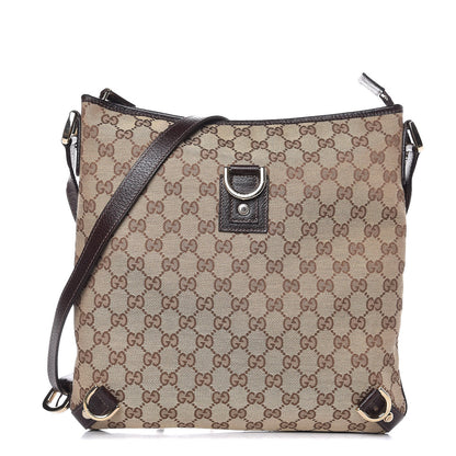 Gucci Monogram Abbey Messenger Bag Dark Brown 1 of 7