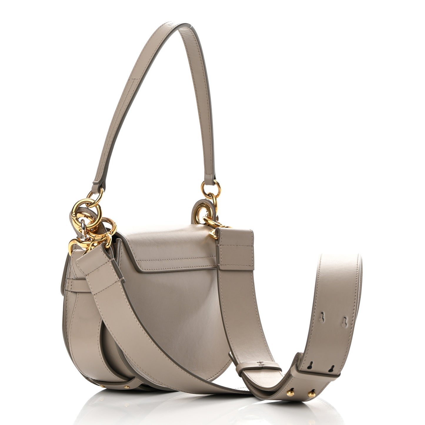 Calfskin Small Tess Bag Motty Grey