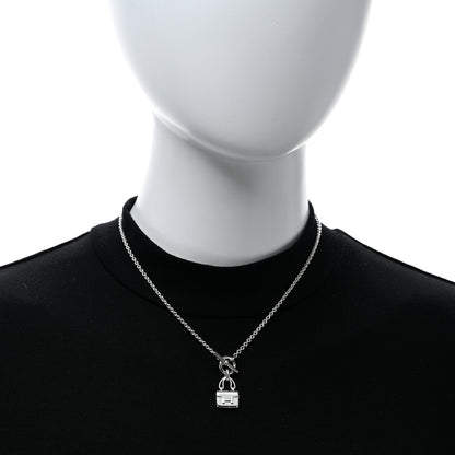 Hermes Sterling Silver Constance Amulettes Pendant Necklace 2 of 5