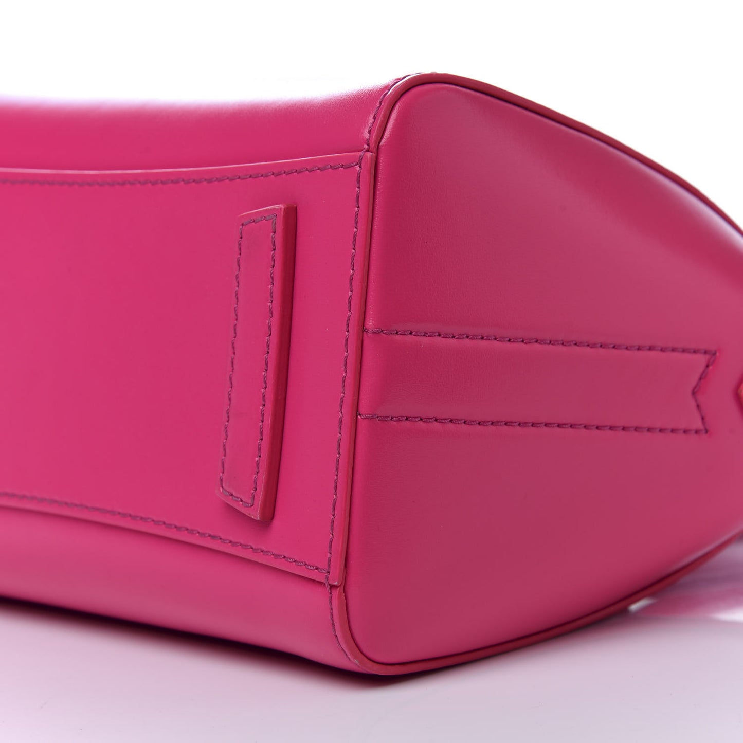 Shiny Lord Calfskin Mini Antigona Shocking Pink