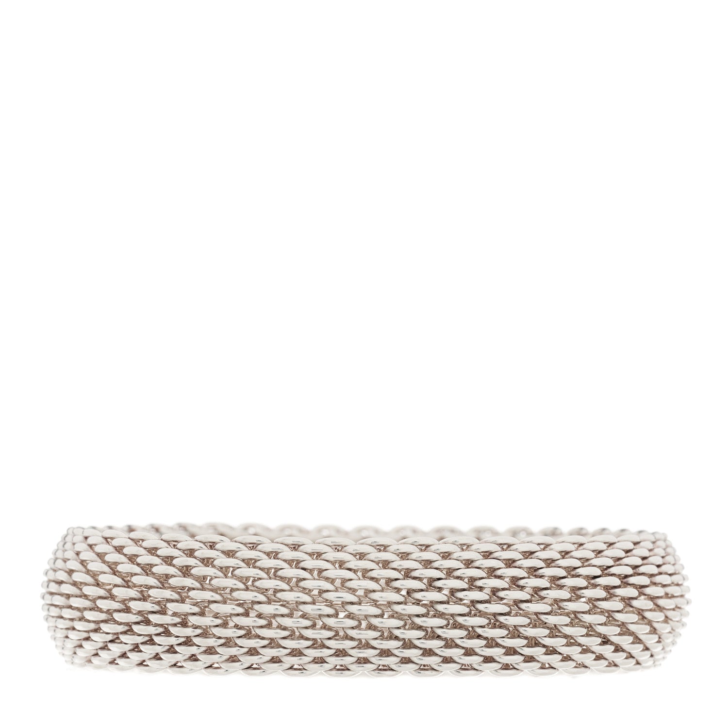 Tiffany Sterling Silver Somerset Mesh Bracelet 1 of 3