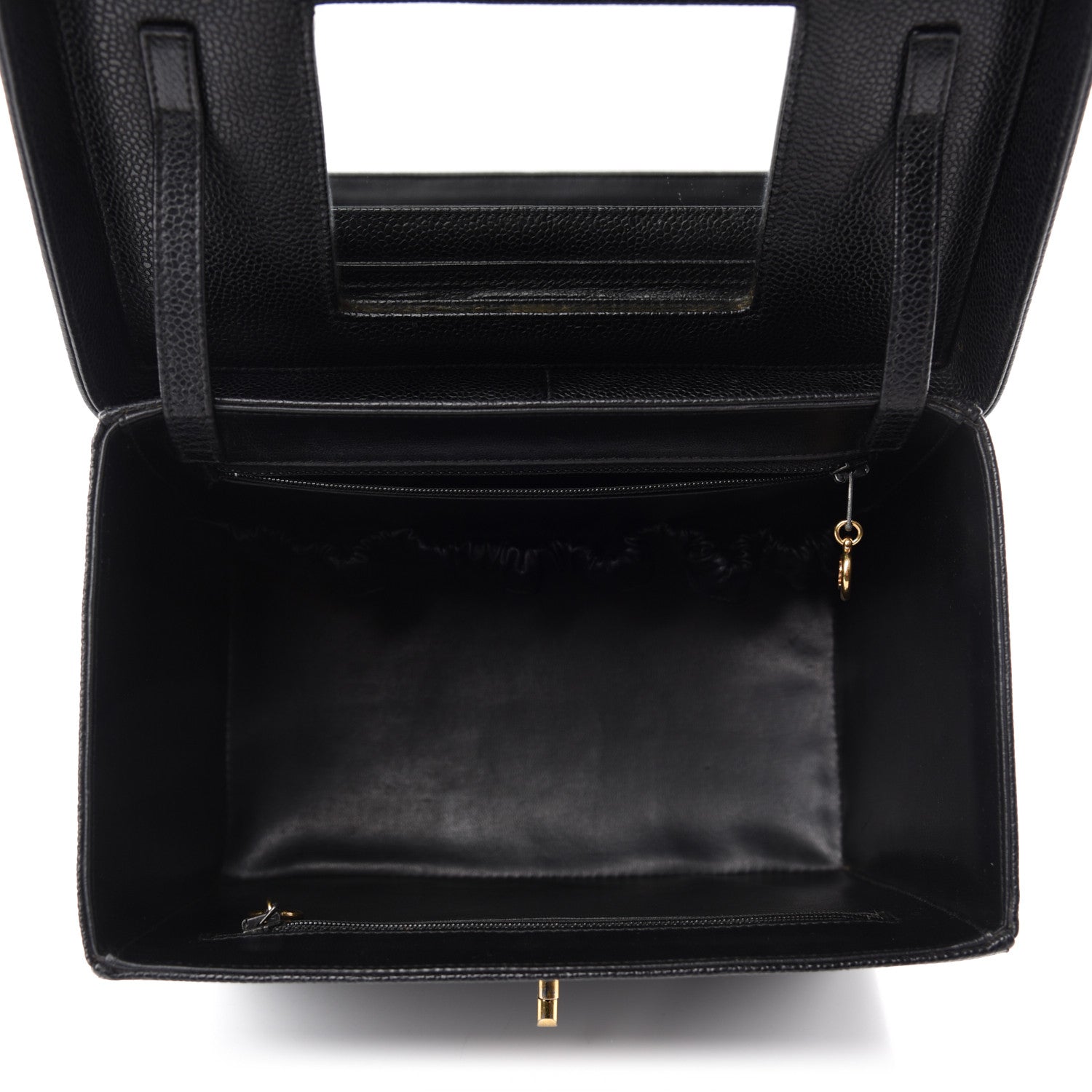 Chanel Caviar Vanity Train Case Black 7 of 15