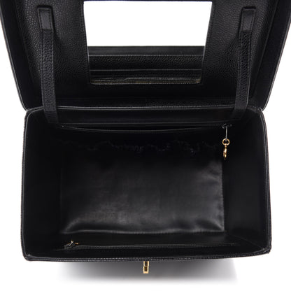 Chanel Caviar Vanity Train Case Black 7 of 15