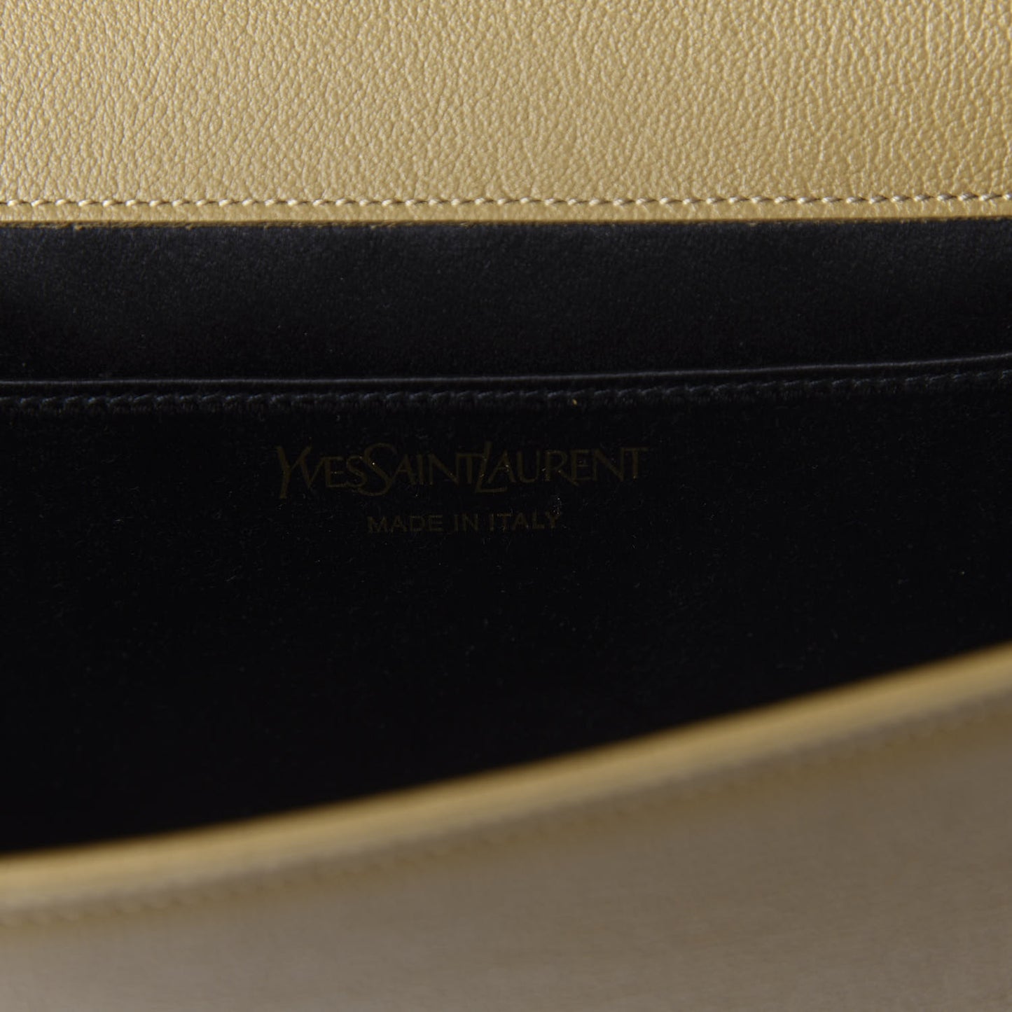 Calfskin Monogram Large Belle De Jour Clutch Beige