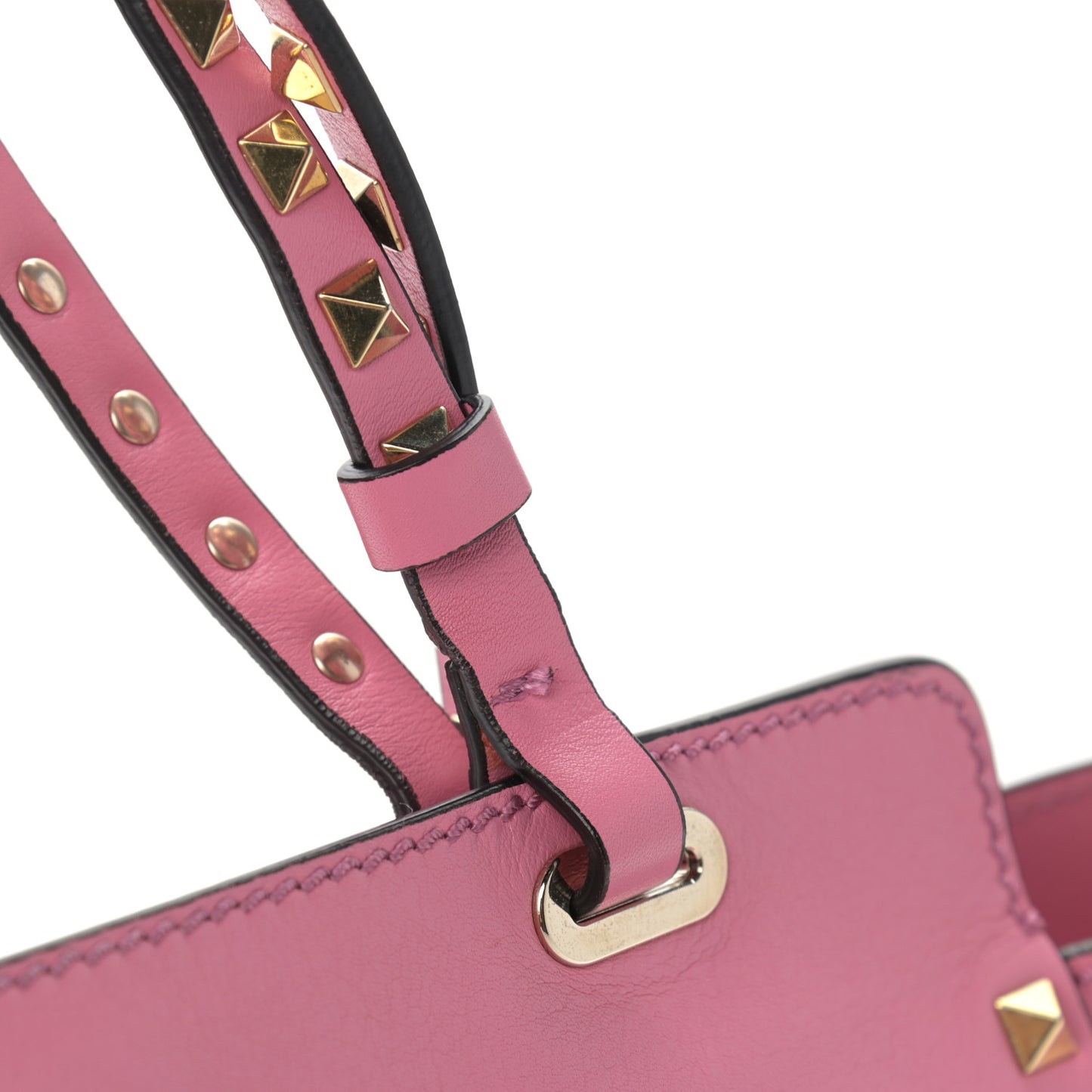 Vitello Small Rockstud Tote Ninphea