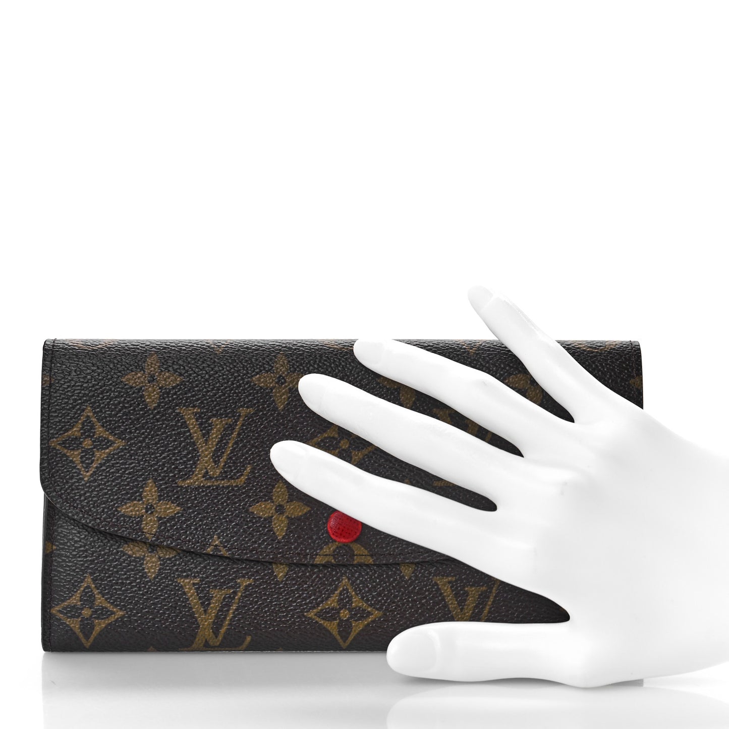 Monogram Emilie Wallet Rouge