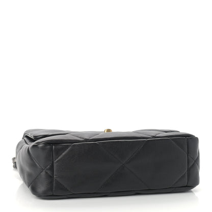 Chanel Lambskin Quilted Medium Chanel 19 Flap Black 4 of 9
