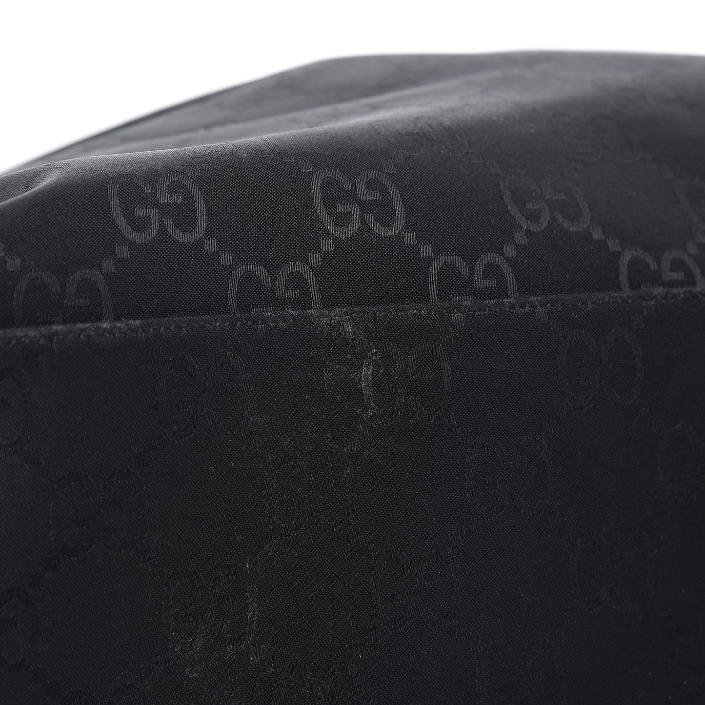 Nylon Monogram Oversized Overnight Bag Black