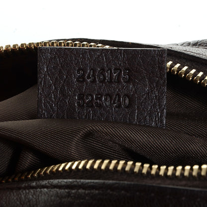 Gucci Deerskin Medium Bamboo Cosmetic Case Dark Brown 7 of 7