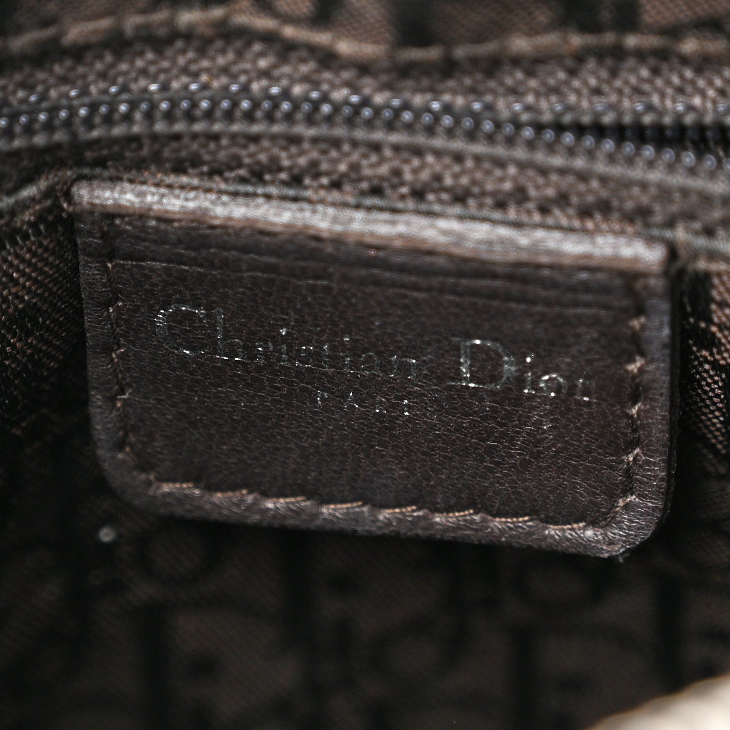 Christian Dior Lambskin Cannage Medium Lady Dior Dark Brown 5 of 12