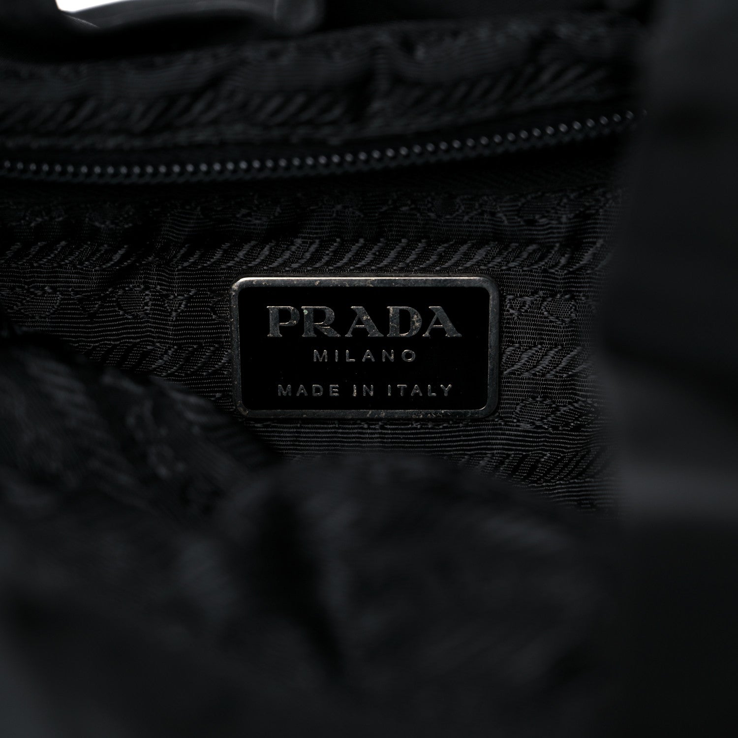 Prada Tessuto Nylon Vela Small Backpack Black 6 of 13