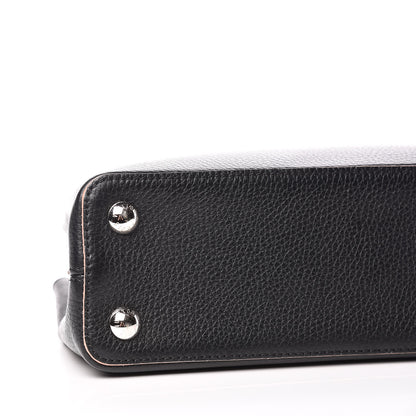 Louis Vuitton Taurillon Capucines BB Black Petale 8 of 9