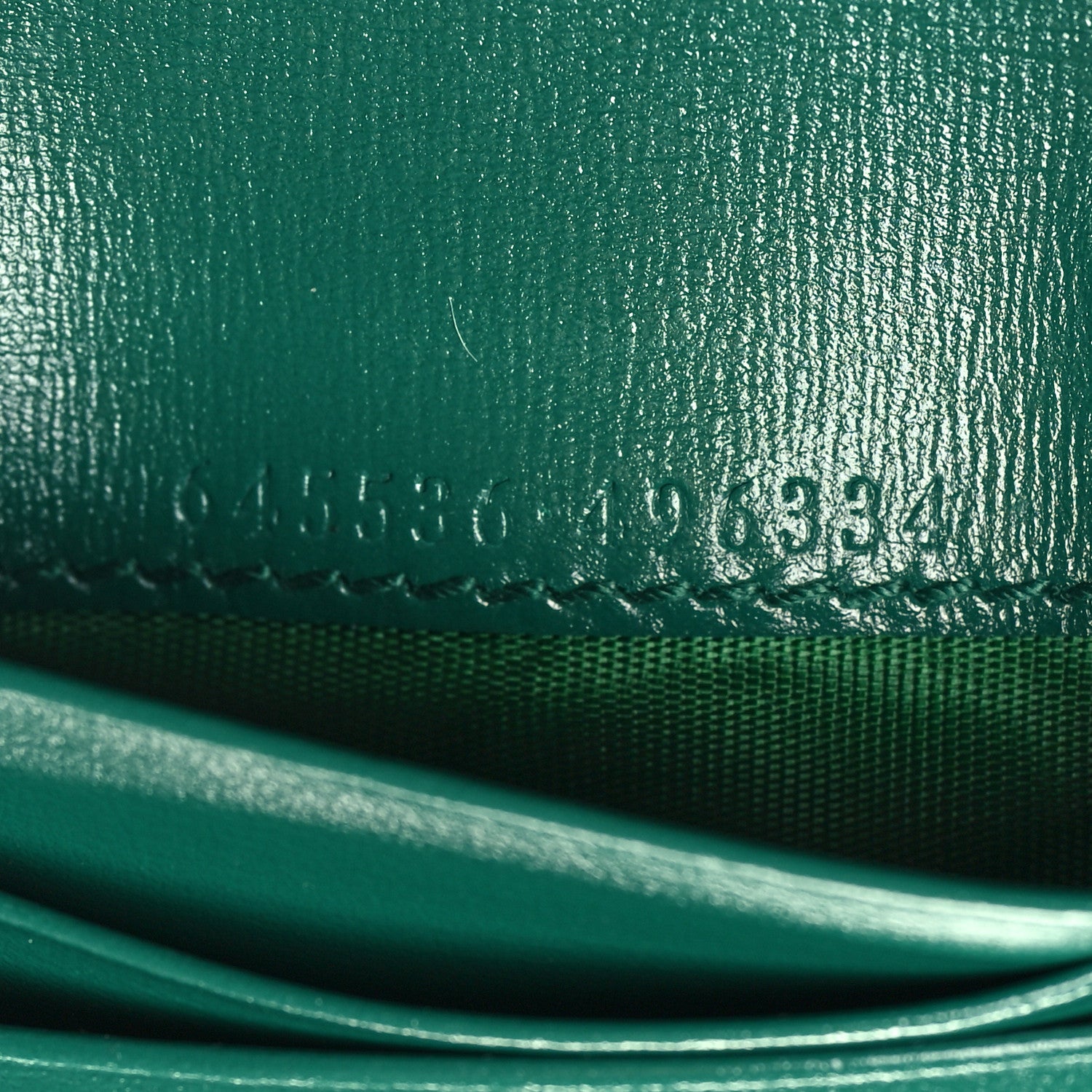 【希少品】GUCCI ミケーレ期 レザーバングル グリーン Gucci Calfskin Jackie 1961 Card Case Emerald Green 1455598
