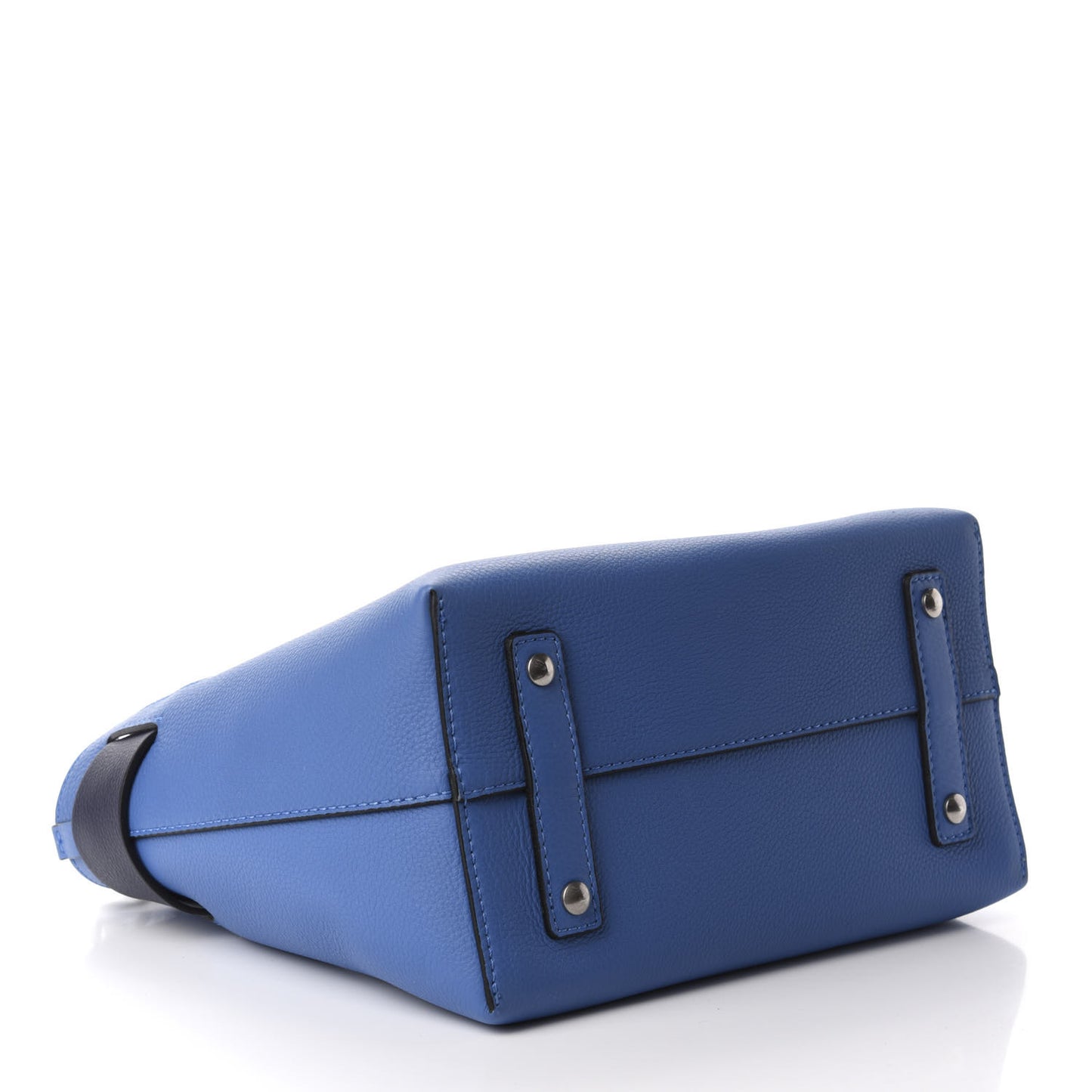 Soft Grain Calfskin Small Belt Bag Hydrangea Blue