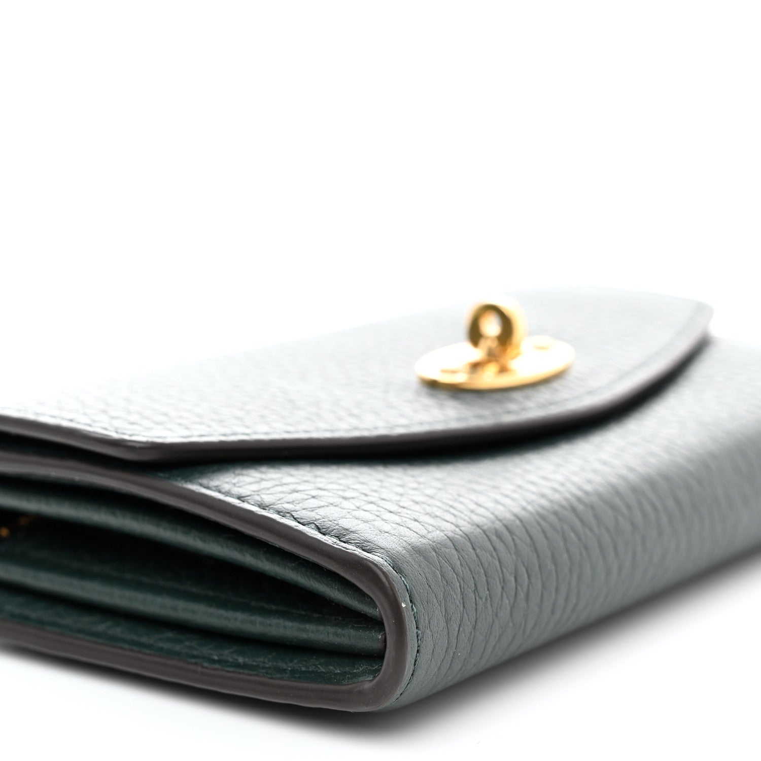 Mulberry Classic Grain Medium Darley Wallet Dark Green 8 of 9