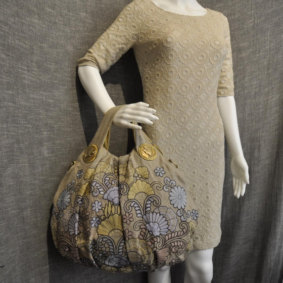 Canvas Embroidered Hysteria Tote