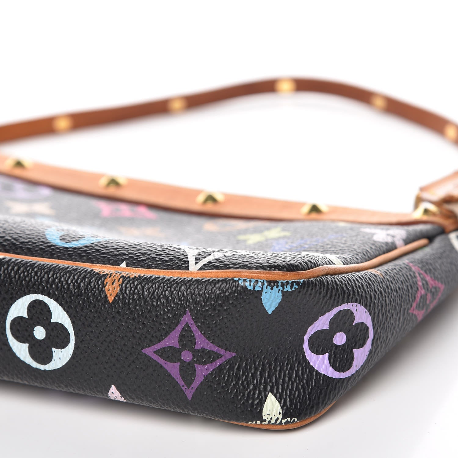 Louis Vuitton Monogram Multicolor Pochette Accessories Black 23 of 23