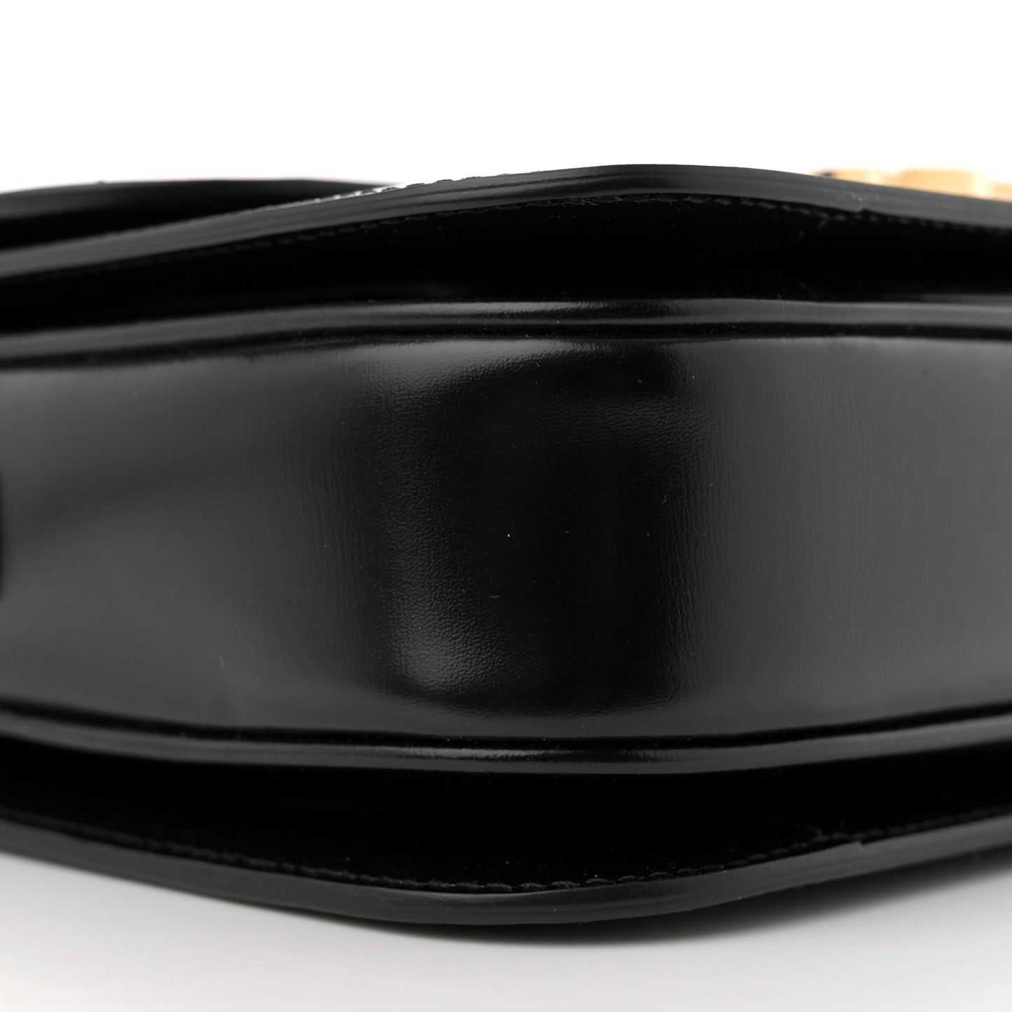 Shiny Calfskin Medium Triomphe Black