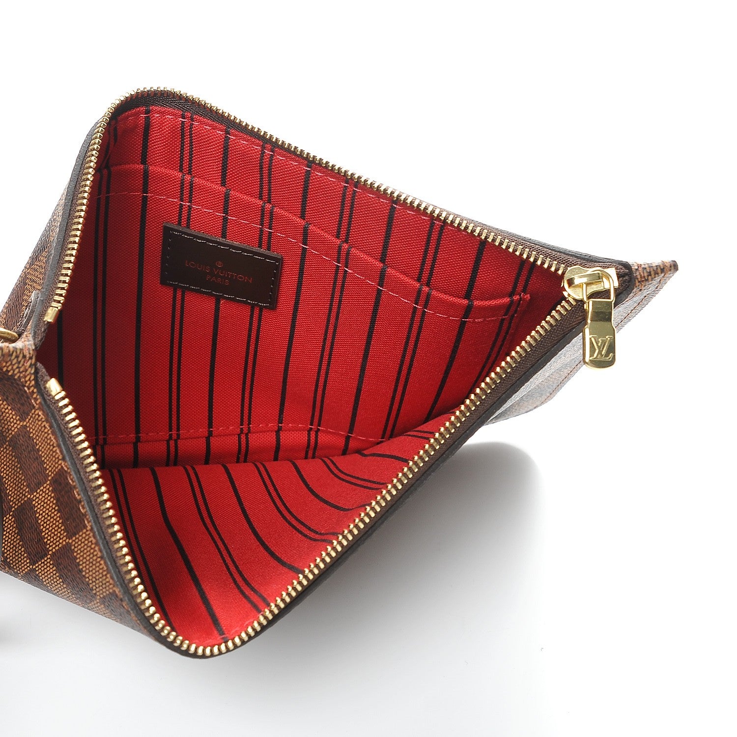 Louis Vuitton Damier Ebene Neverfull MM GM Pochette 5 of 8