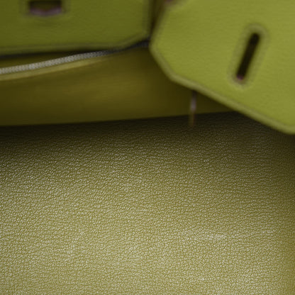 Hermes Togo Birkin 35 Vert Anis 28 of 41