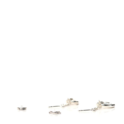 Hermes Sterling Silver Farandole Drop Earrings 3 of 5