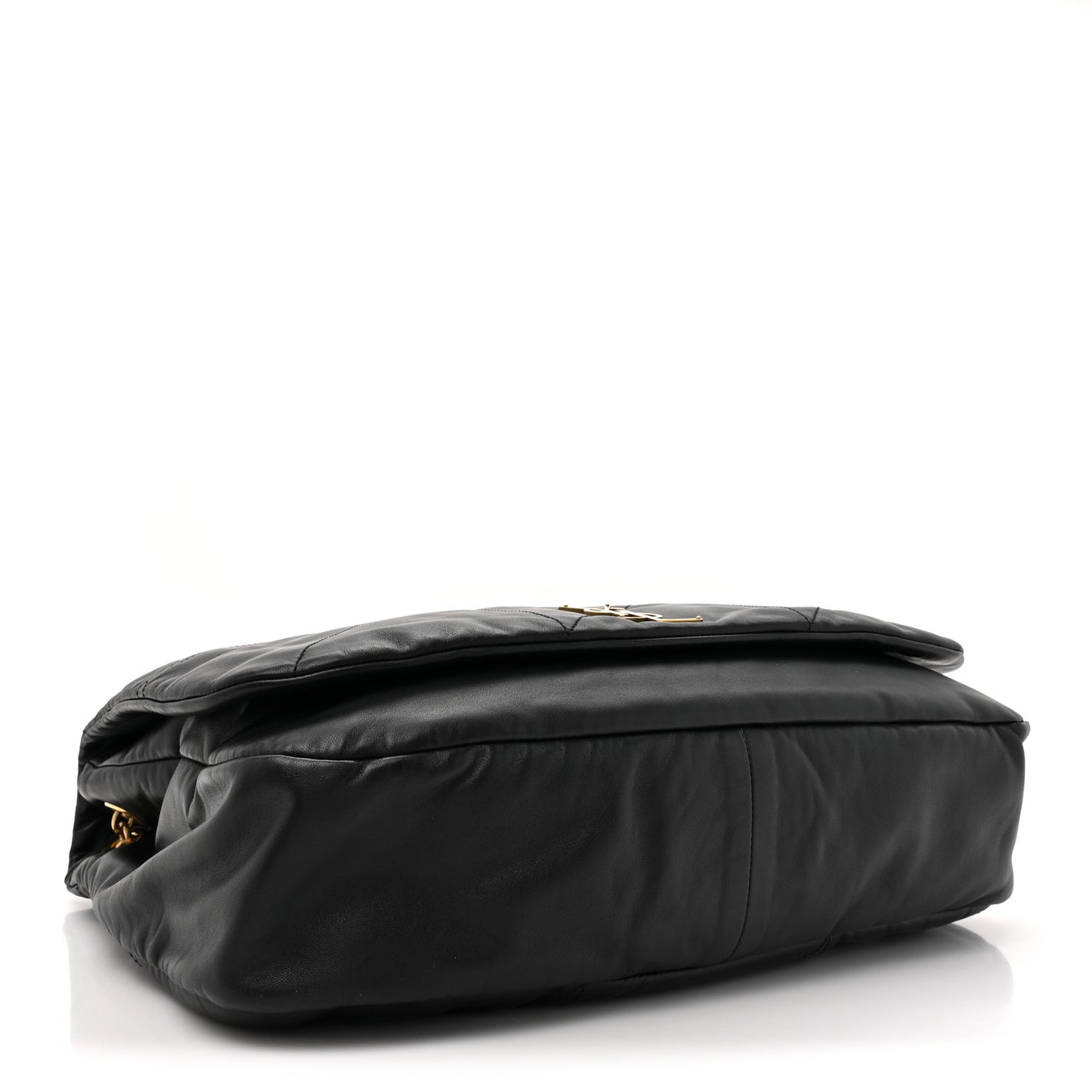 Lambskin Matelasse Monogram Large Jamie 4.3 Black