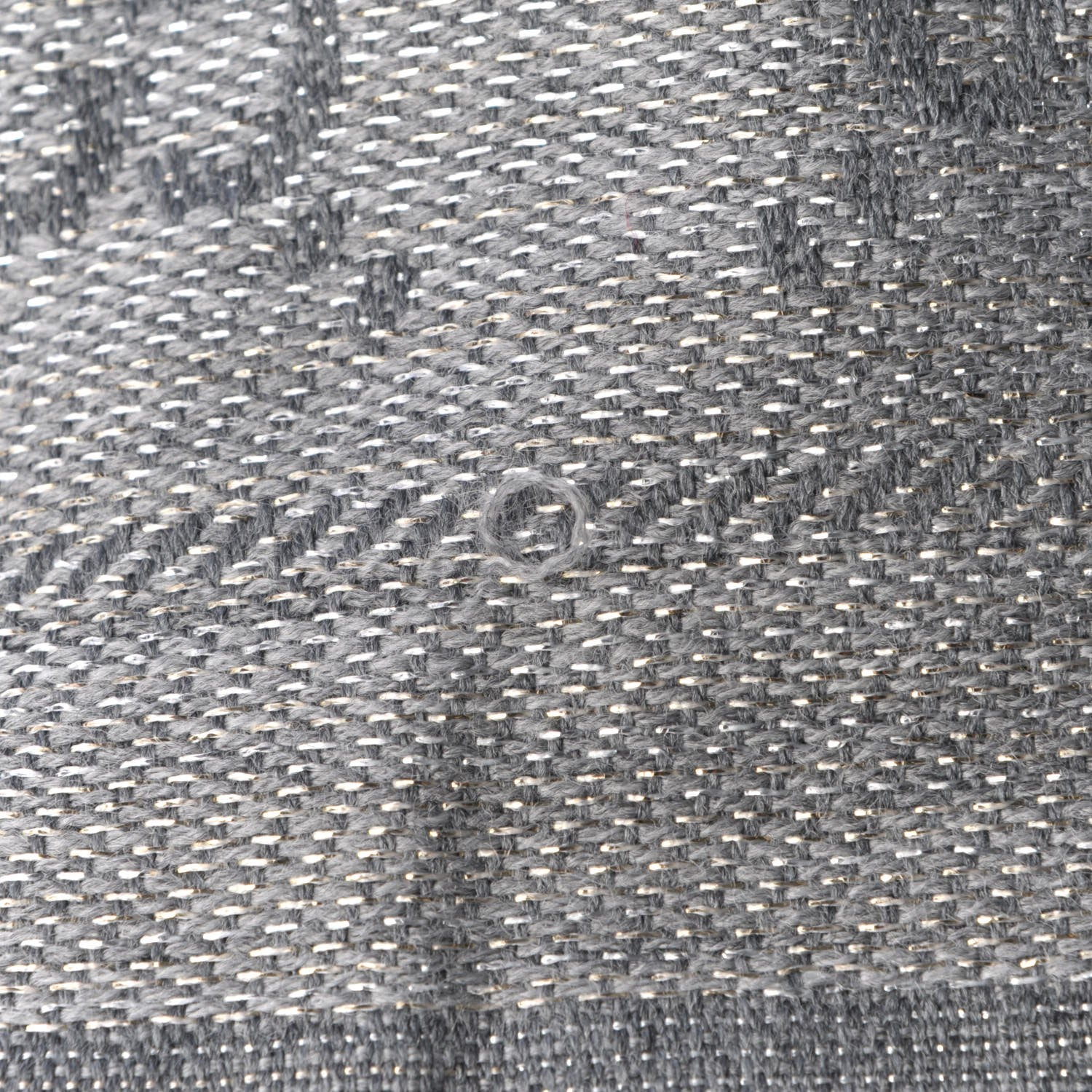 Gucci Wool Monogram Fringe Scarf Grey 6 of 6