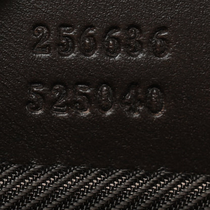 Gucci Monogram Web Small Cosmetic Case Dark Brown 7 of 9