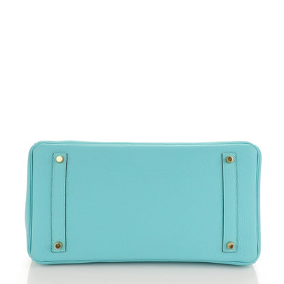 Hermes Togo Birkin 35 Bleu Atoll 5 of 23