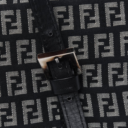 Fendi Zucchino Shoulder Bag Black 21 of 27