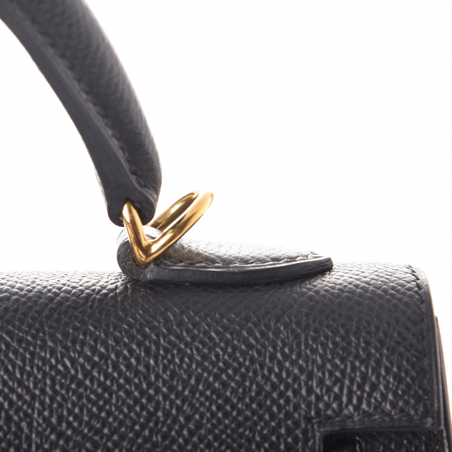 Hermes Epsom Kelly Sellier 25 Black 25 of 41