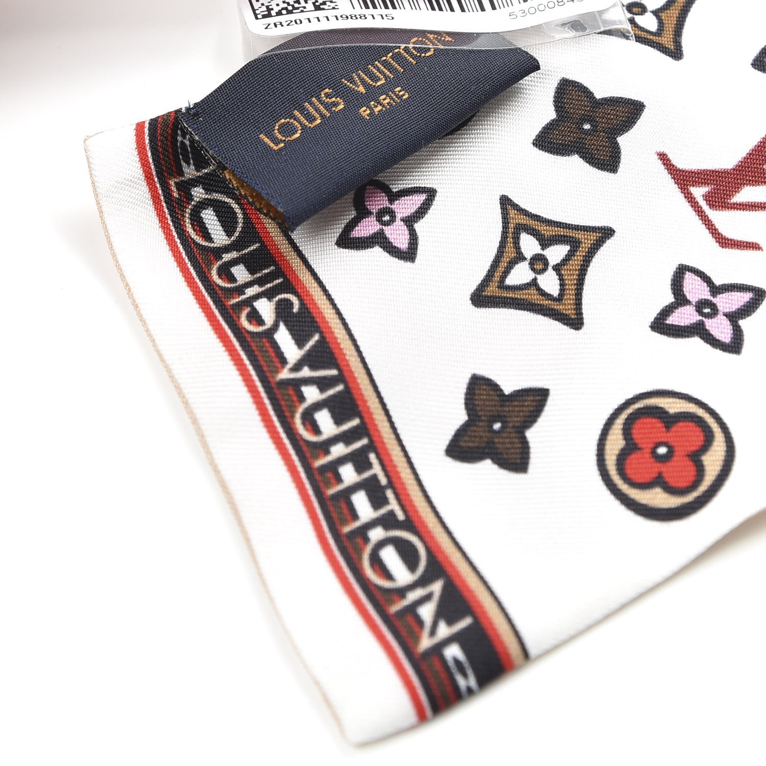 Louis Vuitton Silk Street Monogram Bandeau Beige 3 of 5
