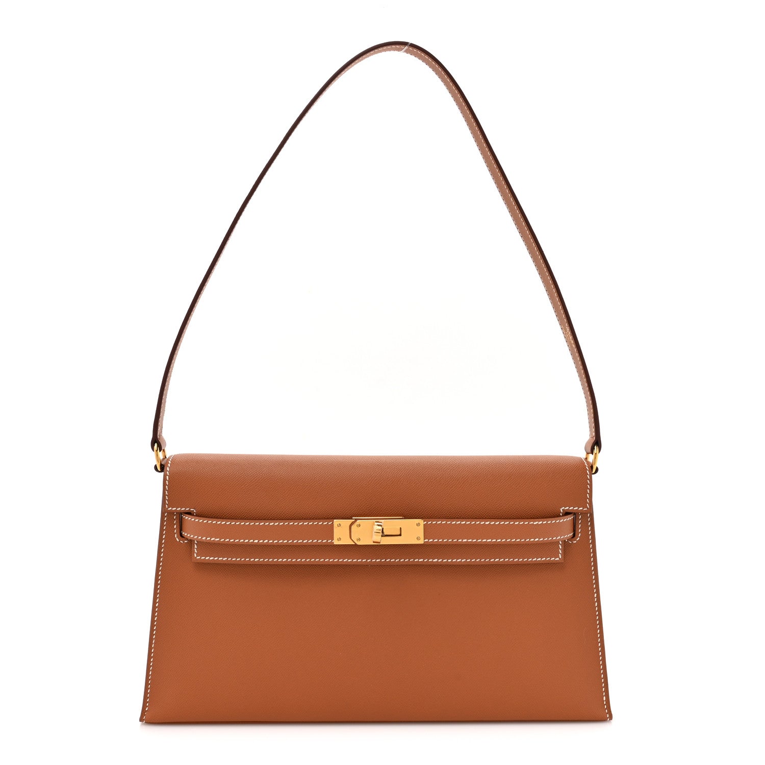 Hermes Madame Calfskin Kelly Elan Gold 1 of 11