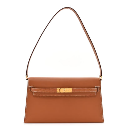 Hermes Madame Calfskin Kelly Elan Gold 1 of 11