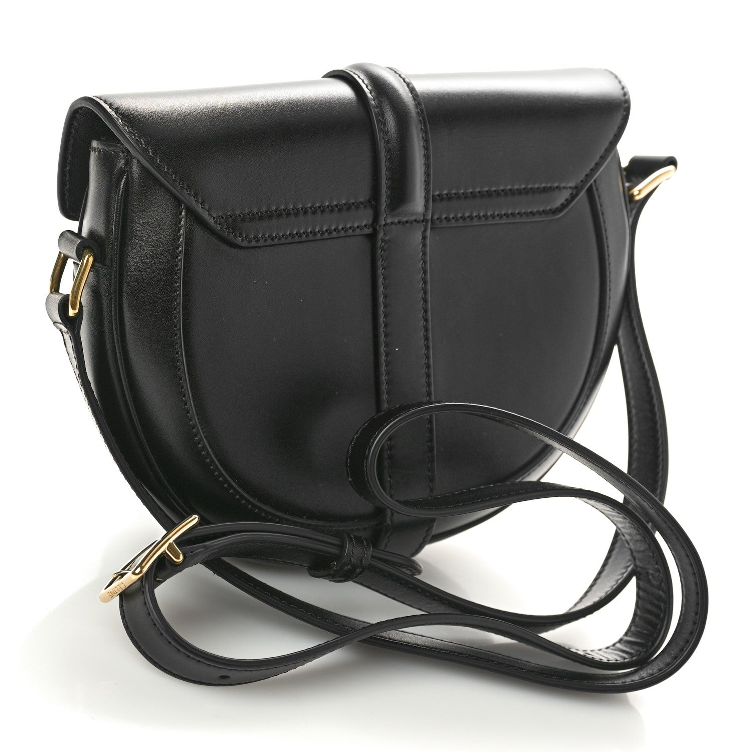 Celine Satinated Calfskin Besace Small 16 Black 3 of 10