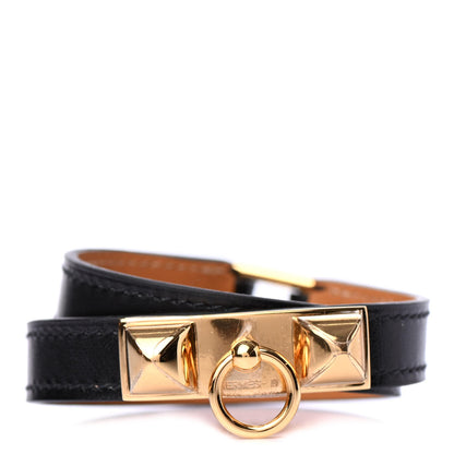Hermes Box Rivale Double Tour Bracelet T2 Black 1 of 4