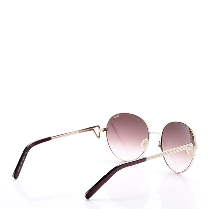 Chloe Round Sunglasses CE112S Light Gold 4 of 9