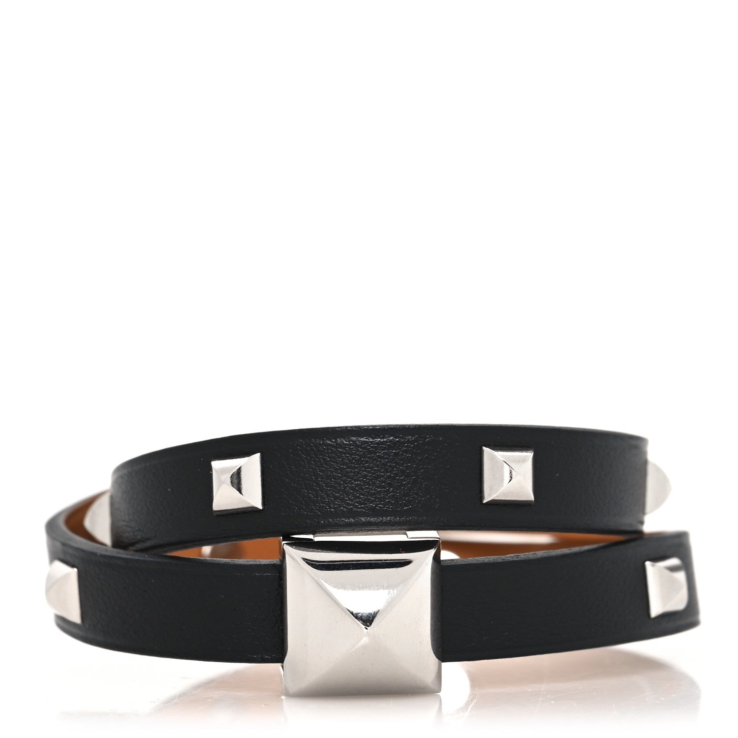 Hermes Swift Medor Infini Cloute Double Tour Bracelet T2 Black 1 of 6