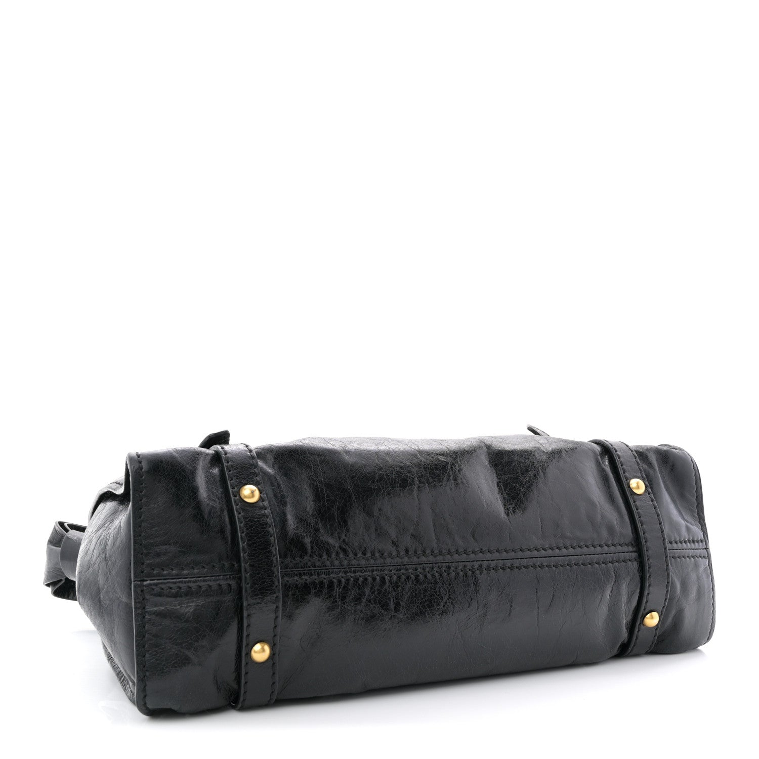 Miu Miu Vitello Lux Peggy Bow Tote Black 7 of 21