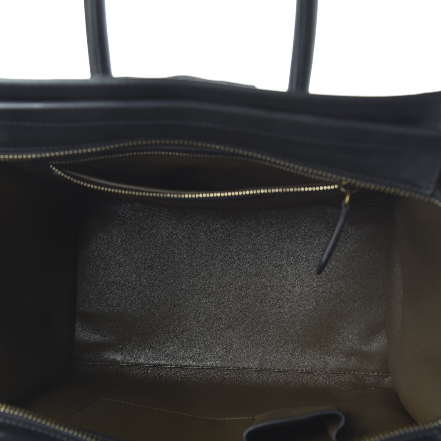 Celine Nubuck Smooth Calfskin Mini Tri-Color Luggage Royal Blue 5 of 10