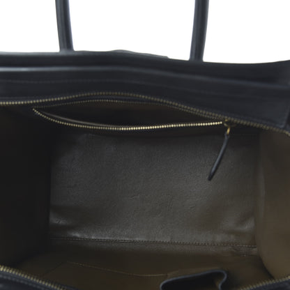 Celine Nubuck Smooth Calfskin Mini Tri-Color Luggage Royal Blue 5 of 10