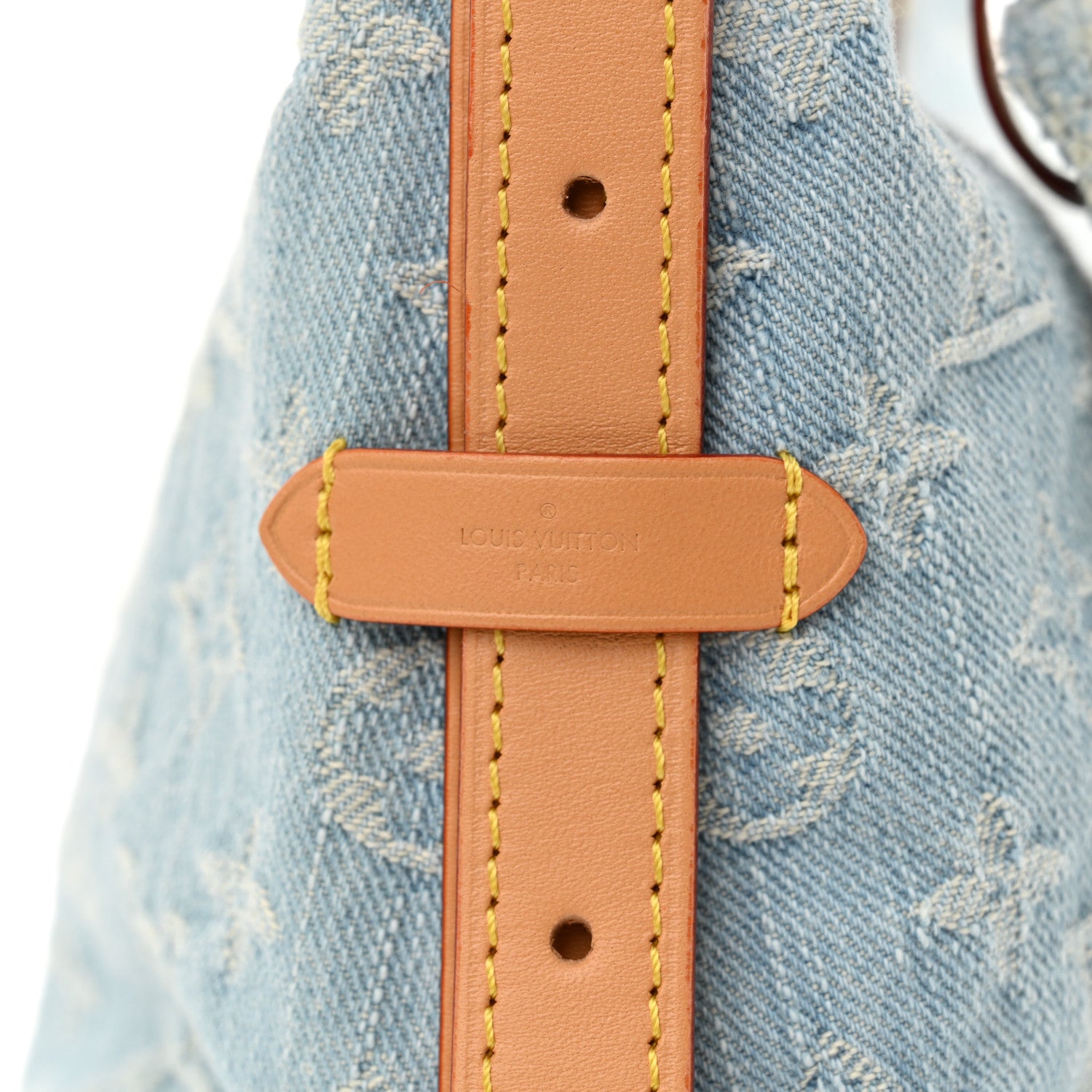 Louis Vuitton Monogram Denim CarryAll PM Sky Blue 8 of 11