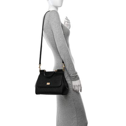 Dolce & Gabbana Dauphine Medium Miss Sicily Satchel Black 2 of 8