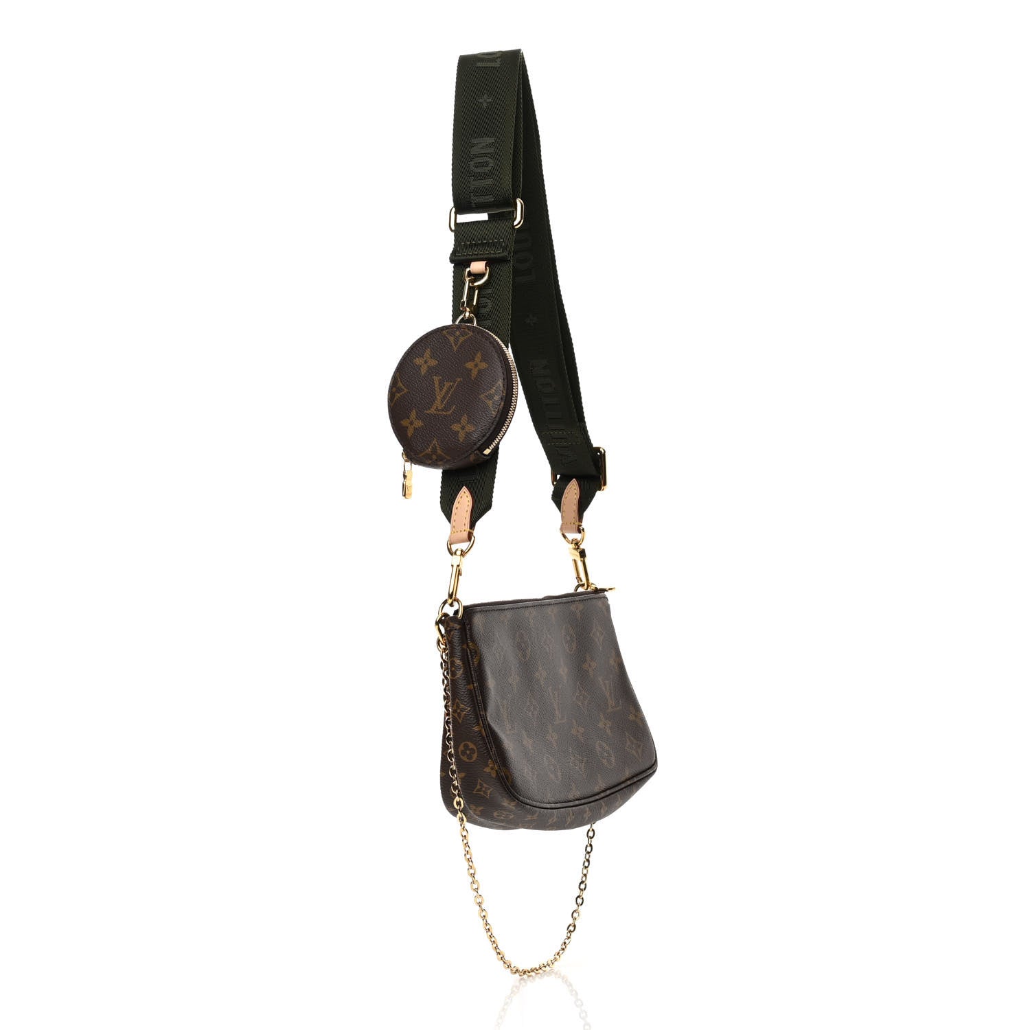 Louis Vuitton Monogram Multi Pochette Accessories Kaki 5 of 27