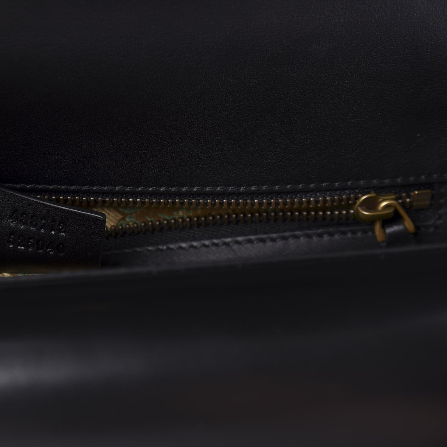 Gucci Smooth Calfskin Medium Ottilia Top Handle Bag Black 9 of 11