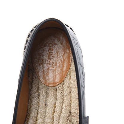 Gucci Guccissima Signature Espadrilles 37.5 Black 8 of 13