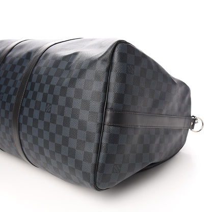 Louis Vuitton Damier Cobalt Keepall Bandouliere 55 12 of 15